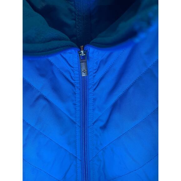 Columbia Bright Sky Blue Women's Quilted Puffer Vest w/‎ Full Zipper & Collar XL - Picture 6 of 10